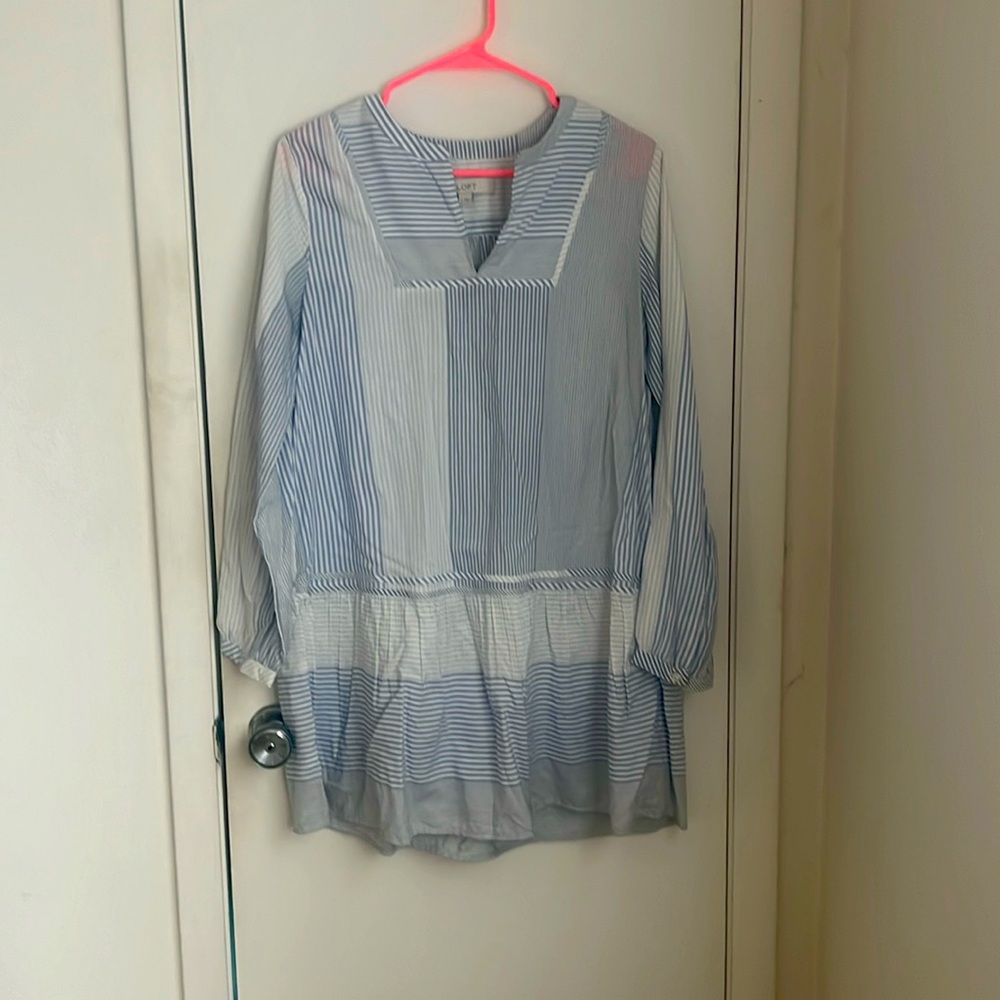Loft size small striped dress